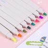 6pcs Super Soft Double Head Highlighter Pens Set Brush Tip Light Color Marker Spot Liner for Drawing Painting Art School