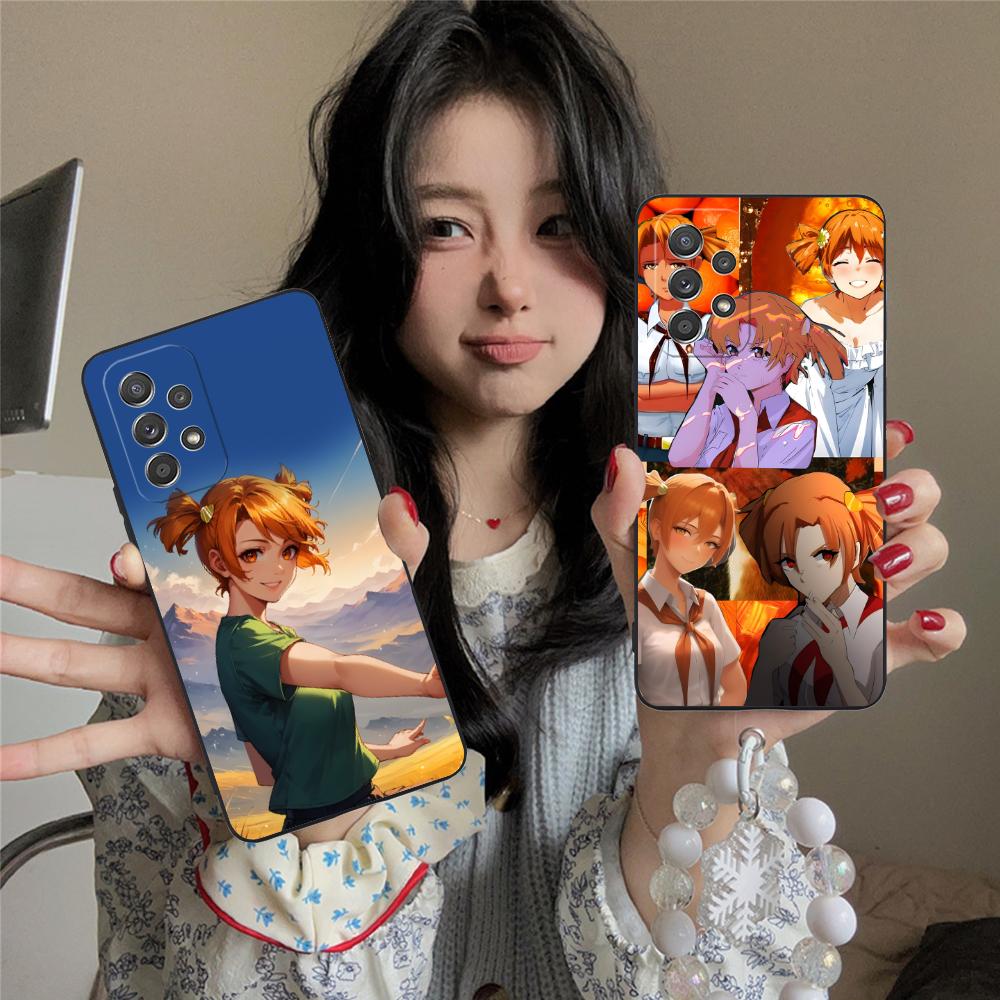 Вечное лето Алиса Матовый чехол для мобильного телефона для Samsung Galaxy M55 54 42 35 34 33 32 23 22 15 14 13 12 F55 5G