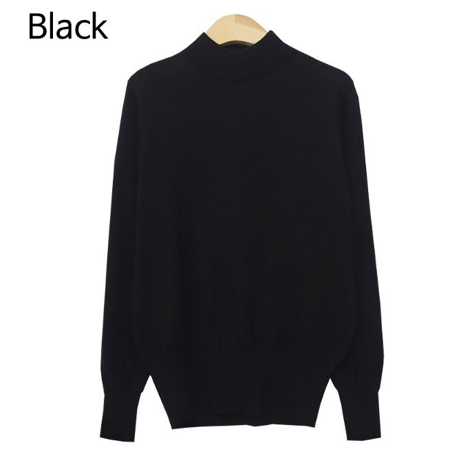 Футболка для женщин половина воротника черепахи трикотажная футболка свидание наряды корейская мода