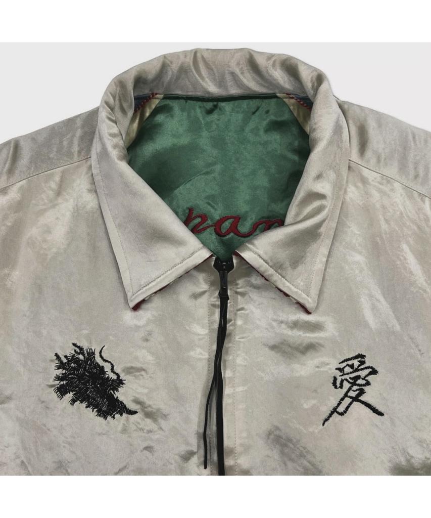 Minus X A Puzzling Home Souvenir Love Jacket(Two Face) - Off