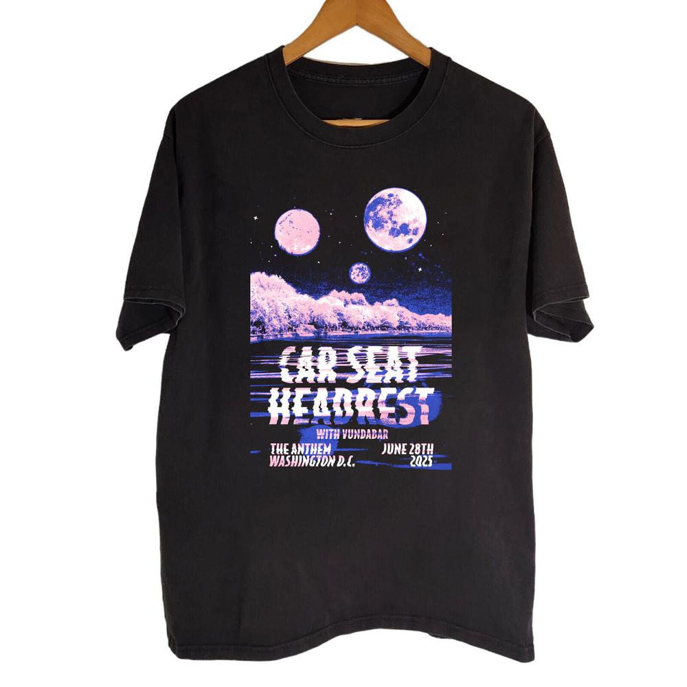 HOT Car Seat Headrest Tour 2025 Black Unisex S5XL Shirt MI421 Unisex T-Shirt