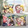 Аниме M-Monogatari Series Наволочка Чехол для подушки для дивана Комната Домашнее украшение