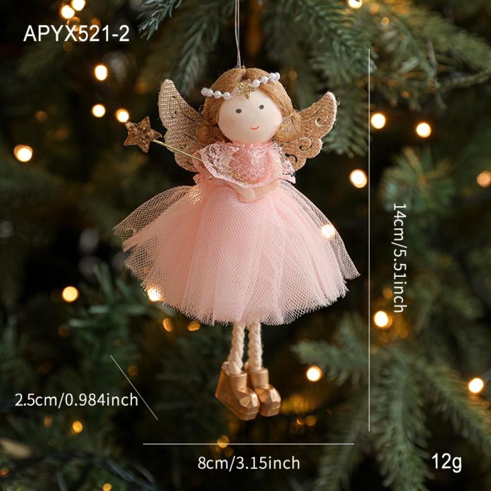 Plush Angel Girl Doll Ornaments Cute Christmas Gift Doll Decorations  Home Decorations
