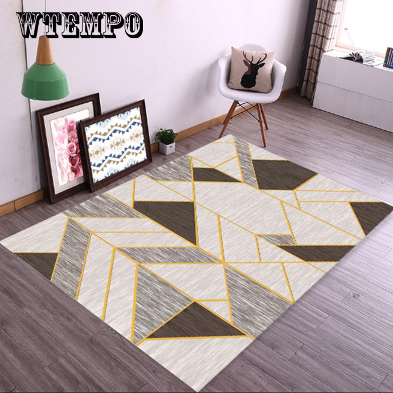 Современный металлический ковер геометрические ковры для спальни для гостиной, модный декор, коврики для гостиной