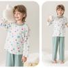 Yingbolun Summer New Boys' Long sleeved Pants Lycra Cotton Set A-class Home Clothes