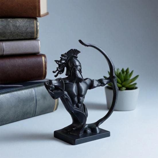 Фигурка Воина Юшэна, 3D-печатная статуя средневекового солдата, Коллекционное ремесло для декора дома, гостиной, офисного стола
