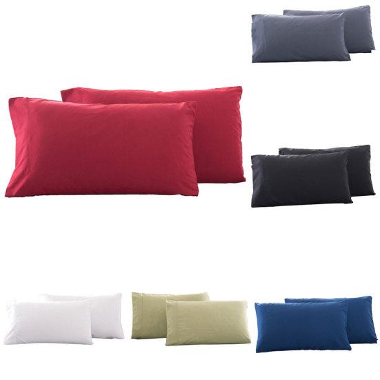 2 шт. однотонный чехол для подушки King Queen для дома, спальни, кровати