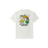 Vans X Project American Vintage Rainbow Sunflower Cartoon Print Short Sleeve T-Shirt Unisex Tops White VN0A5KTUWHT