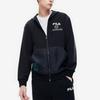 Fila Флисовая куртка-худи с вышитым логотипом Мужские куртки Черный F11M239501F-BK
