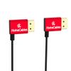 Кабели HDMI-кабель 8K 48 Гбит/с высокоскоростной сверхтонкий угловой HDMI A для Canon для Sony Blackmagic SmallHD Monitor 30 см Alvin's 2.1 2.4 мм A.
