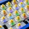 Gateron G Yellow Pro 5-контактный переключатель RGB MX механическая клавиатура Items Pro 3.0 Pre-Lube желтый-красный-чай (72 3.0 Желтый)