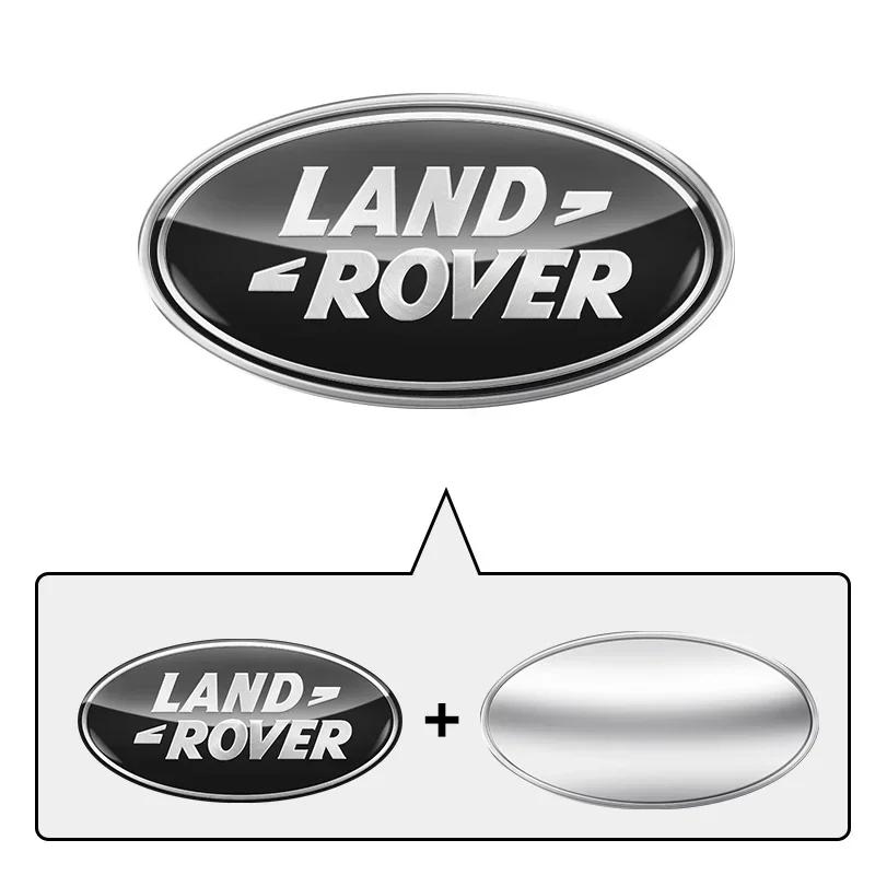 3D Car Front and rear Emblem Badge Sticker For Land rover SVR Discovery Velar Evoque Freelander Range Rover L322 car accessories YJ1