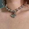 Изысканная подвеска-крест на шею, персонализированная цепочка, аксессуары, готические цепочки на шею, подвеска для модных верующих
