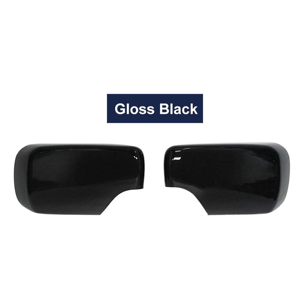 Автомобильный чехол на зеркало заднего вида из углеродного волокна, черный для BMW 3 серии E46 E39 316i 318i 318d 320d 320i 323i 325i 328i 330d 330i 98-05