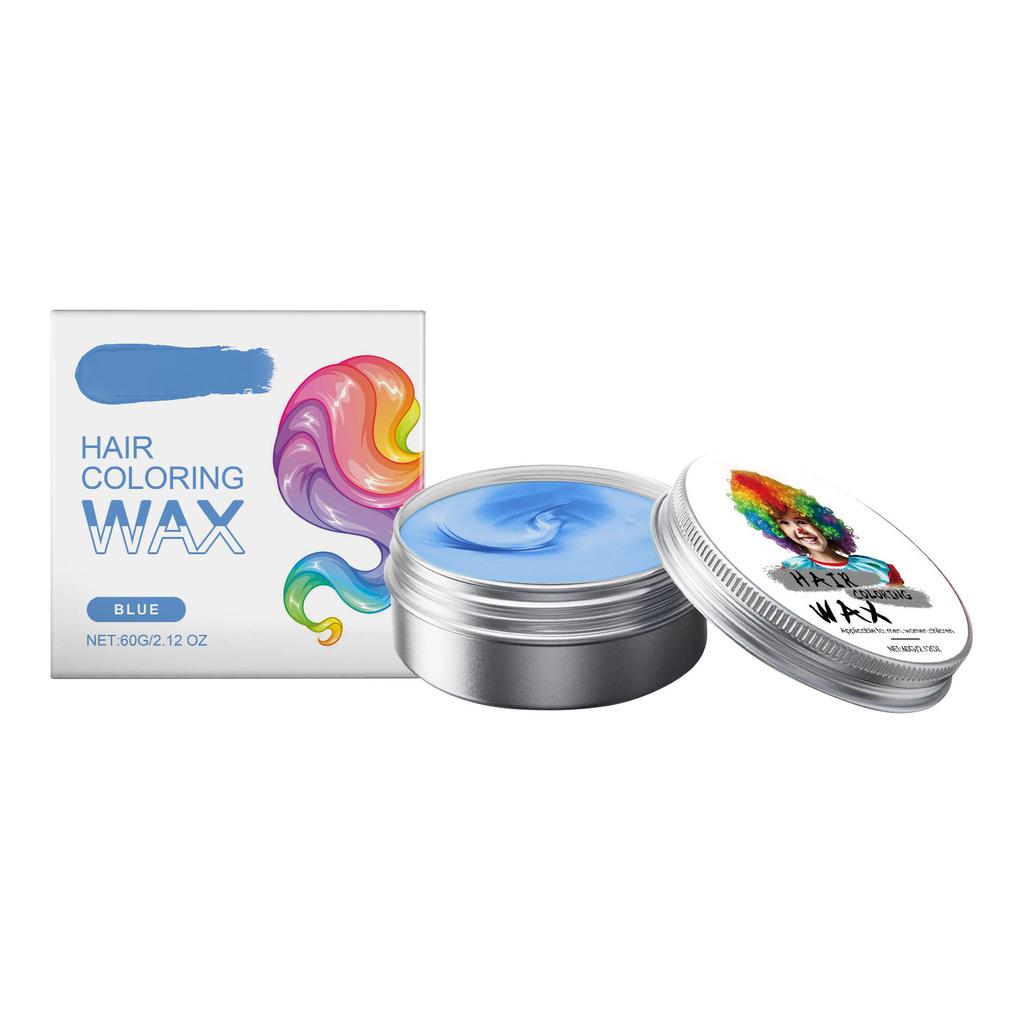 Временный ополаскиватель для детей, с несколькими вариантами цвета и сильной силой укладки, здоровое окрашивание волос, воск для окрашивания волос, воск для окрашивания волос 60 г