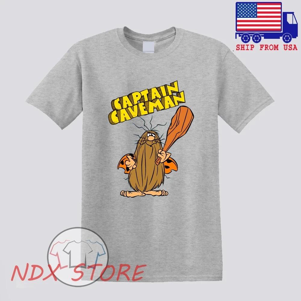Captain Caveman Men's Gray Size S-5XL