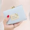 Women Wallets Female Short Design Fashion Three Fold Purse Simple Cute Student Clutch Card Holder Coin Purse