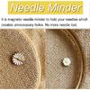 Dasiy Magnetic Needle Case Sewing Storage Box and Floral Needle Minder for Cross Stitch Embroidery Needlepoint Accessories
