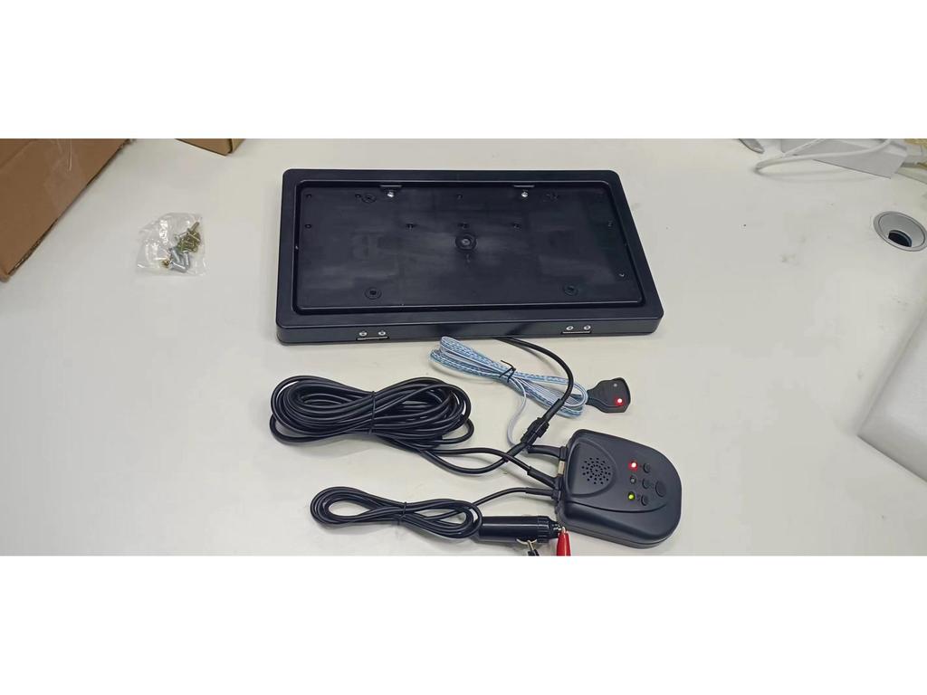 Двойной откидной электронный держатель номерного знака для электромобилей, стандарт США - североамериканская рама