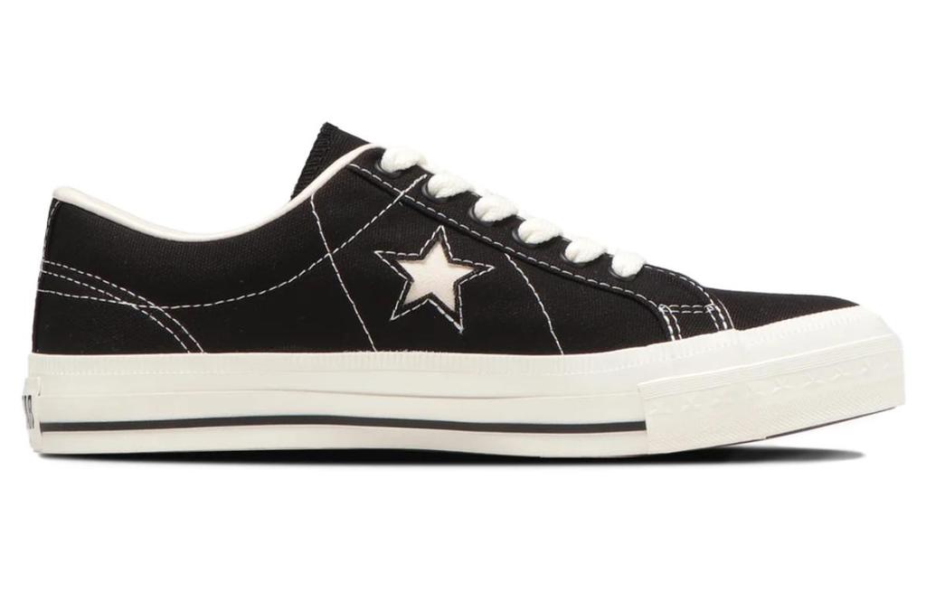 Converse One Star Сделано в Японии Винтажный Холст Черный 35200520