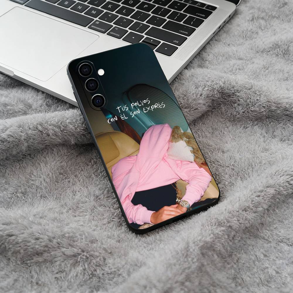 Rapper-Clarent Black Soft Silicone Phone Case for Samsung Galaxy A73, A71, A72, A70, A53, A52, A51