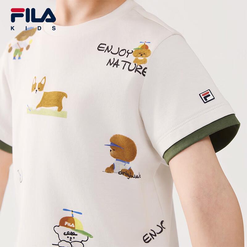 Fila Летняя футболка с коротким рукавом для мальчиков