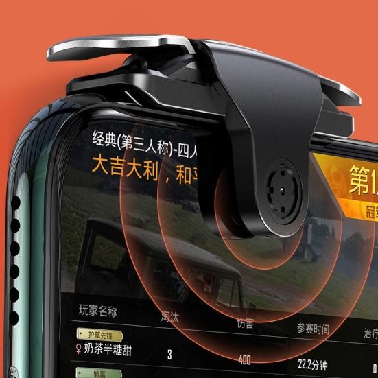 2Pcs S03 Metal Buttons Mobile Games Trigger Controller for Android/iOS