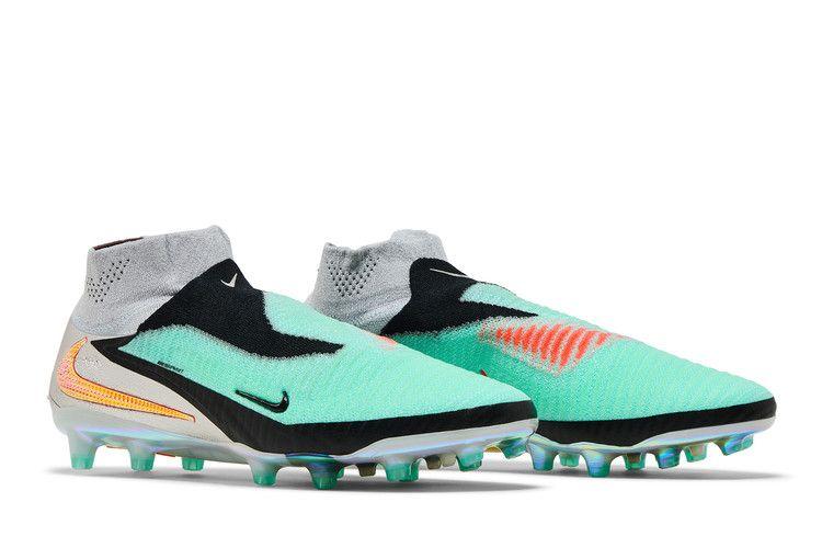 Nike Phantom 6 High Elite AG Хром Черный