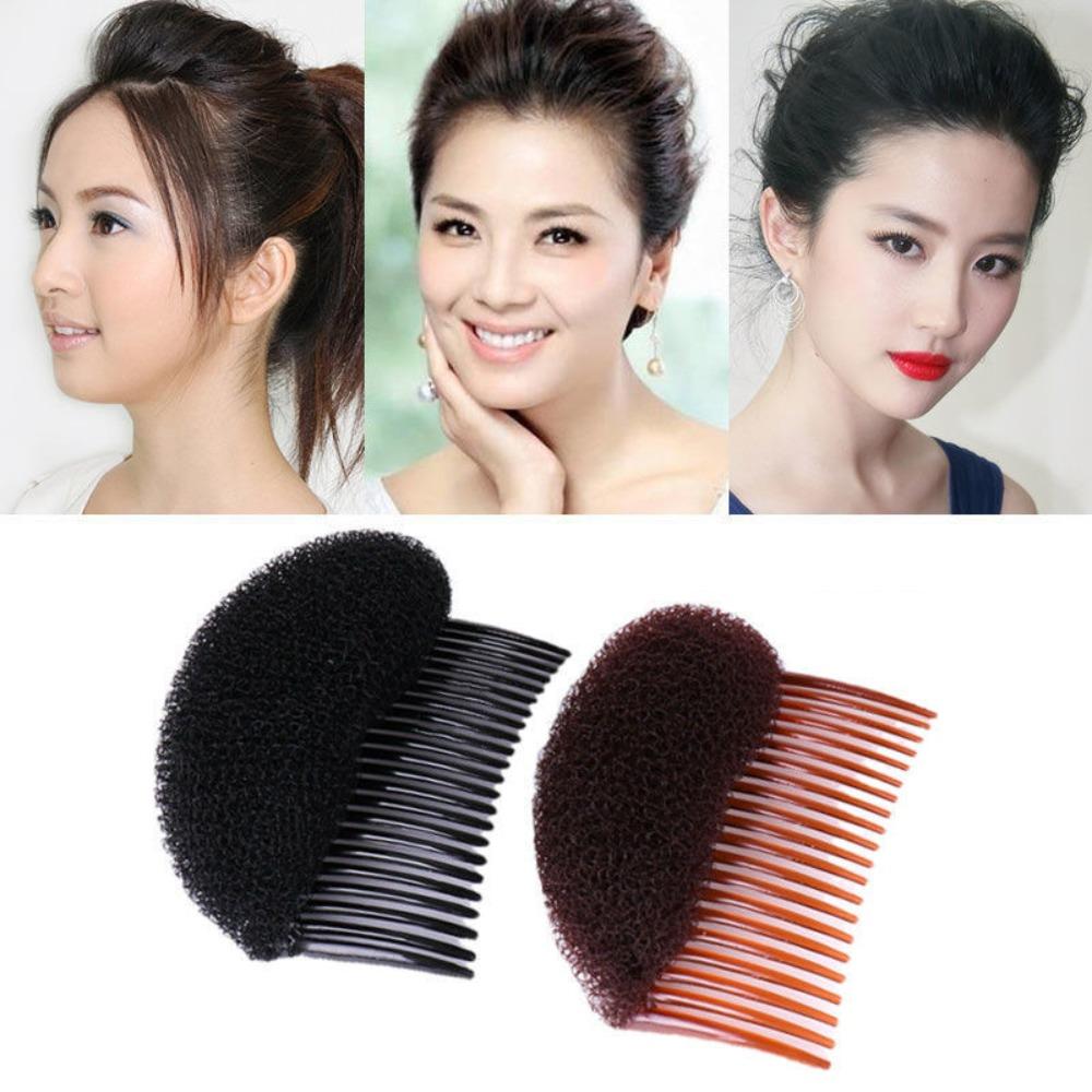 Невидимая пушистая заколка-подкладка для волос, основа для пучка, губчатая заколка, инструмент для укладки пучка, создание пучка, плетение, женщины
