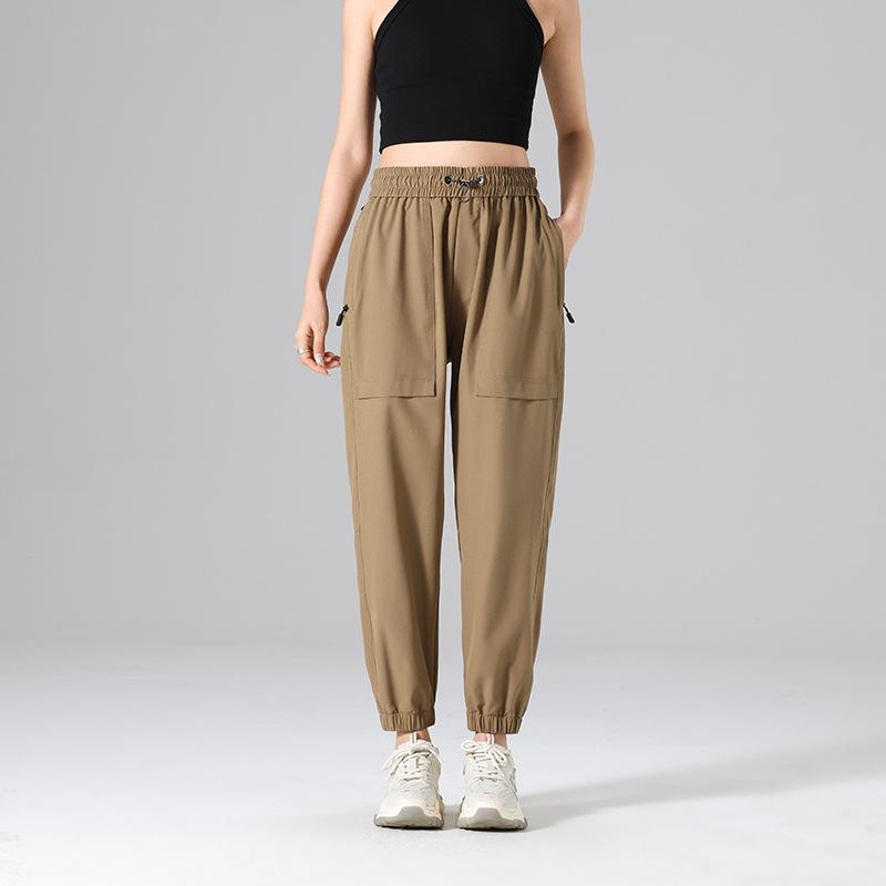 Новые летние быстросохнущие крутые брюки, повседневные свободные брюки для мужчин и женщин