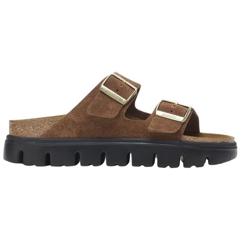 Birkenstock Женские замшевые сандалии Arizona с двойной пряжкой 1028389