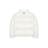 MLB New York Yankees Logo Stand Collar Zipper Long Sleeve Down Jacket Short Version Unisex Jacket White 3ADJM1026-50IVS