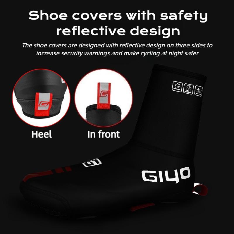Thermal Cycling Shoe Covers Waterproof Overshoes Winter Bike MTB Road Warm Neoprene Unisex Footwear Cover for Men Women Bike