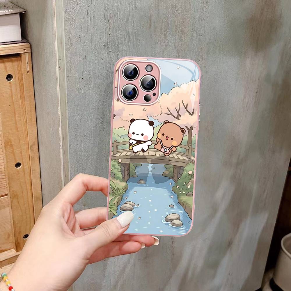 Милое Закаленное Стекло Bubu Dudu Для Iphone 14 13 12 11 Pro Mini XS MAX 14Plus X XS XR Чехол