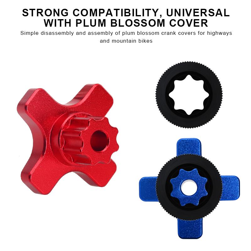 Bike Crank Remove Install Tool Aluminum Alloy Bicycle Crank Arm Cover Screw Wrench MTB Road Cycling Crankset Installation Tools