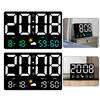 24.8*15.8*3cm Weather Clock ABS Black Calendar Digital