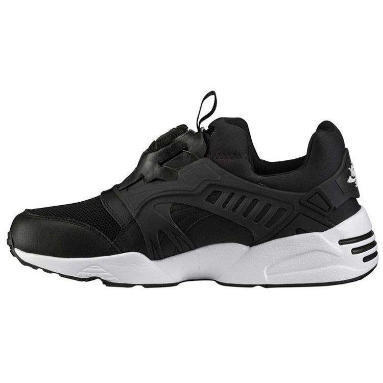 Puma Disc Blaze Fabric Comfortable Versatile Shock Absorbing Durable Low Top Lifestyle Casual Shoes Unisex Casual Shoes Black 365511-01