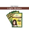Sunny Herbals Краска для волос светло-коричневая 20 г x 4 упаковки | Натуральная, без аммиака, стойкая краска для мягких блестящих волос