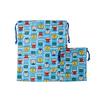 [Children's Clothing] Moujonjon (Moojeongjeong) JR Shinkansen Train Pattern Drawstring Bag Set of 3 B11699