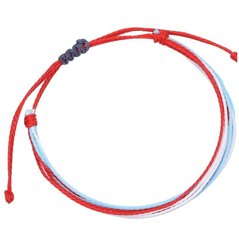 16 цветов, богемный, ручной работы, многослойный, цветной, счастливый, хлопковый, веревочный, водонепроницаемый, женский, солнечный, пляжный, серфинг, ювелирные изделия