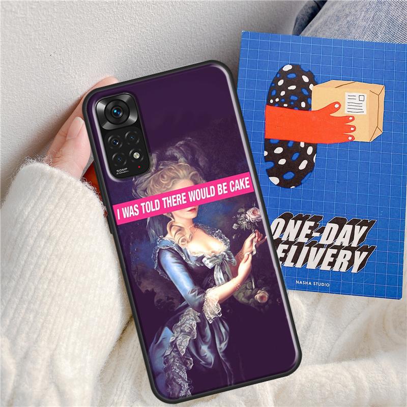 Чехол 'Мария-Антуанетта' для Xiaomi Redmi Note 12 Pro 8 9 10 11 Pro Note 12S 10S 11S 9S 9C 10A 10C 12C