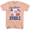Мужская футболка Tootsie Roll Candy Don't Burst My Bubble Double Bubble Gum