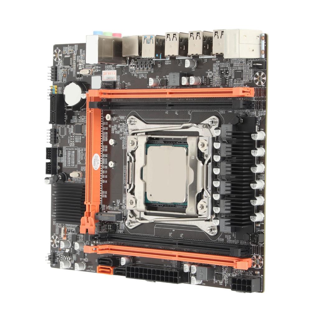 Материнская плата X99 P4 DDR4 6-фазное питание Компьютерная материнская плата с процессором E5 2680V3 для настольного ПК