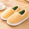 Plush Cotton Men Boots Slippers Warm Winter Home Indoor Furry Non-slip Thick Bottom Heel Fluffy Couples Shoes Plus Size 2024