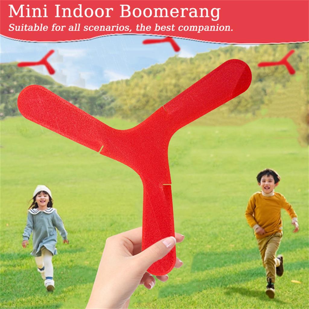Indoor Boomerang Children's Hand Throwing Three-leaf Boomerang Outdoor Parent-child Interactive Toy