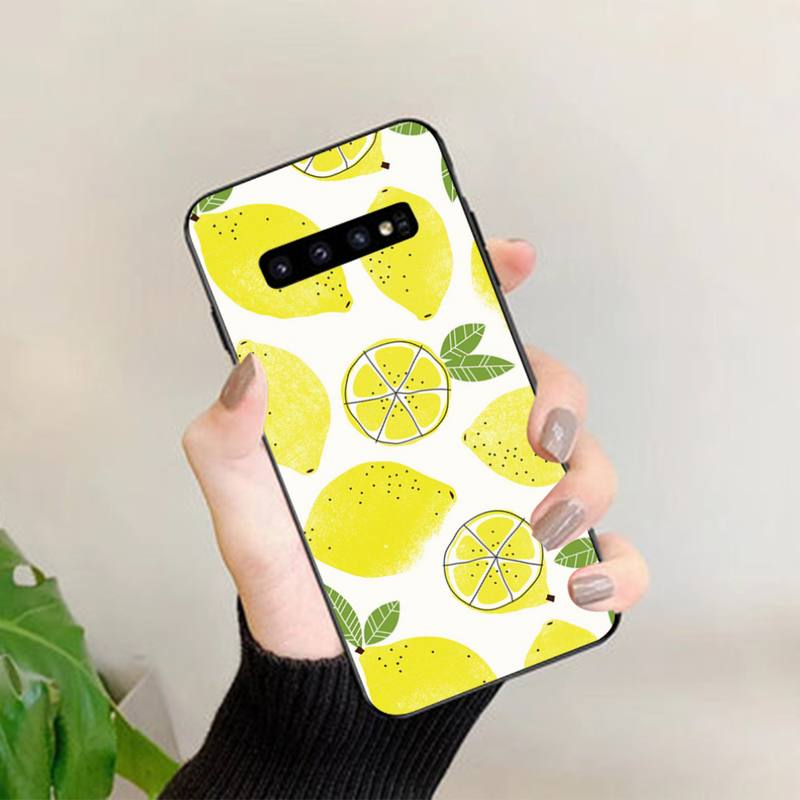 Летние зеленые листья фрукты лимон Чехол для телефона для Samsung A51 A30s A52 A71 A12 для Huawei Honor 10i для OPPO vivo Y11 чехол