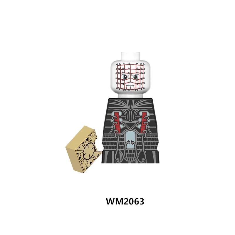 Серия фильмов ужасов на Хэллоуин Сияние Silent Hill Строительные блоки Кирпичи Мифический Пирамидоголовый Фигурки Игрушки для детей