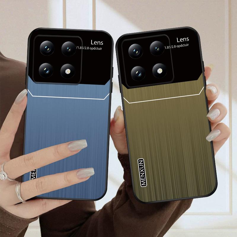 Коричневая вертикальная полоса Для Xiaomi Poco X7 M7 Pro 5G M5 X4Pro 4 M6 4G C65 C75 F6 F5 X6 5 7 X5 F7 Ultra M5S M4Pro 5G мягкий чехол для телефона