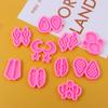 Casting Mould Jewelry Crafts DIY Earrings Mold Epoxy Resin Mold Keychain Pendant Silicone Mold