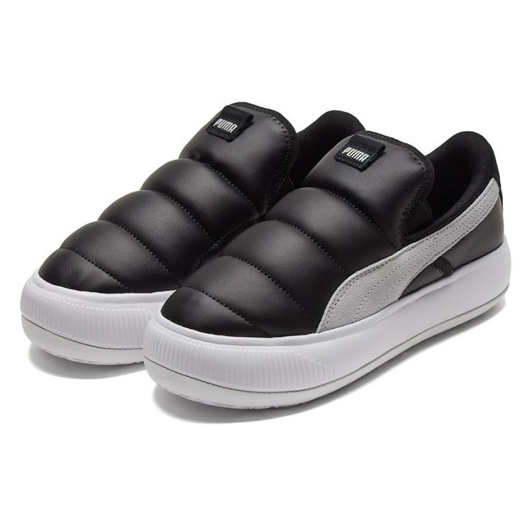 (WMNS) PUMA Suede Mayu Слипоны Черный/Белый Женские 383827-01
